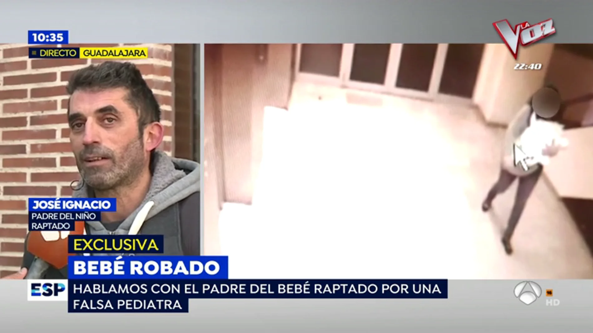 El padre del bebé raptado en un hospital de Guadalajara