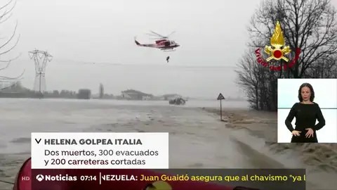La borrasca Helena golpea Italia La borrasca Helena golpea Italia