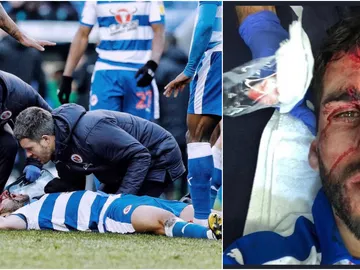 Nelson Oliveira sufrió un espeluznante pisotón ante el Aston Villa Nelson Oliveira sufrió un espeluznante pisotón ante el Aston Villa