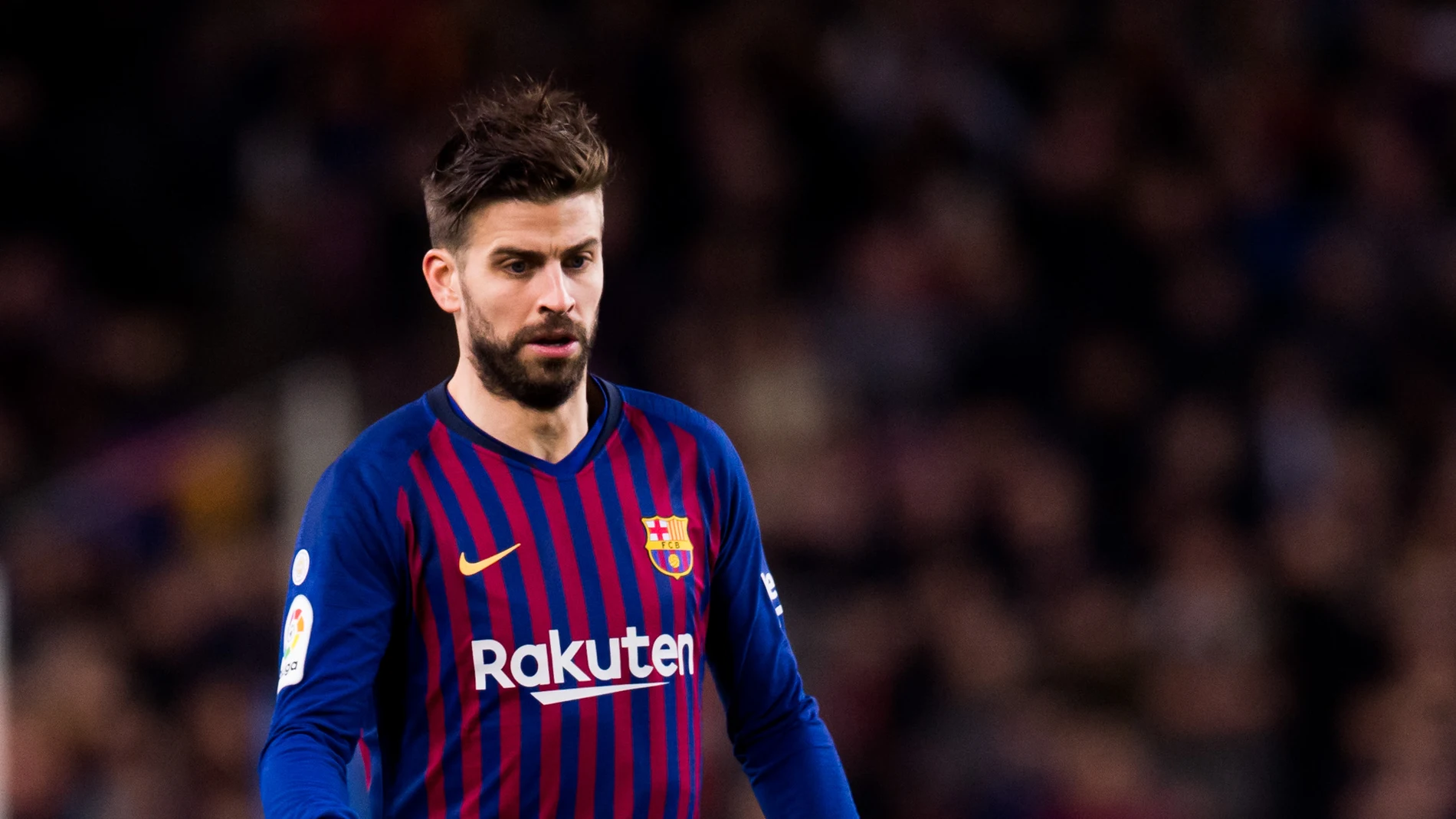Gerard Piqué, en un partido con el Barcelona Gerard Piqué, en un partido con el Barcelona
