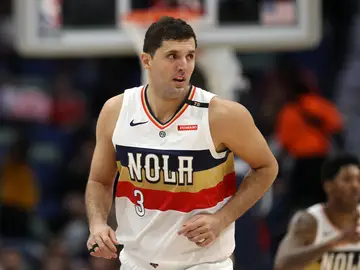 Nikola Mirotic, durante un partido con los Pelicans Nikola Mirotic, durante un partido con los Pelicans