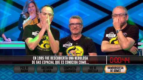 Vídeo - "¡Cómo me gusta la emoción!", 'Los Lobos' a 44 centésimas de segundo de la explosión por 'La Hamburguesa de Gómez'