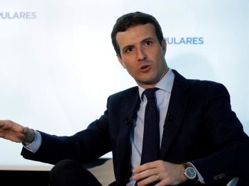 El persidente del PP, Pablo Casado