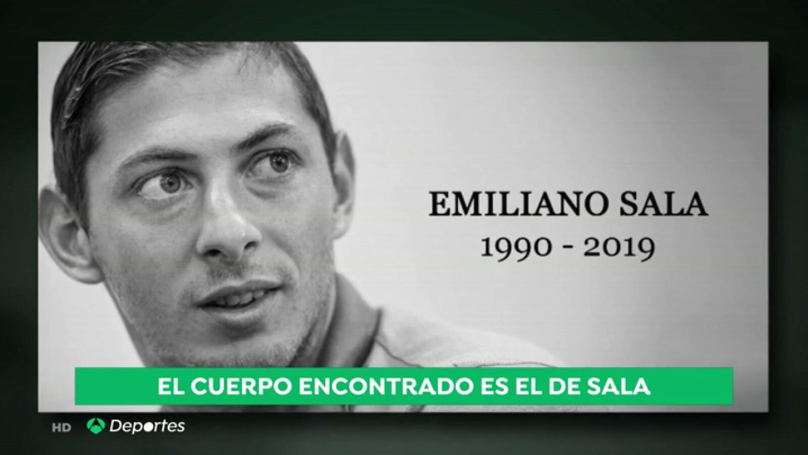 El cuerpo hallado en la avioneta es el de Emiliano Sala 