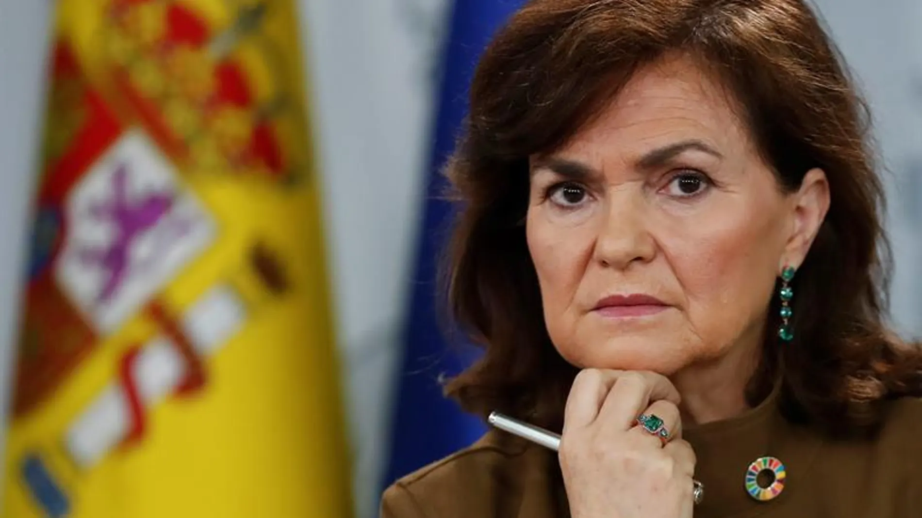La vicepresidenta del Gobierno, Carmen Calvo La vicepresidenta del Gobierno, Carmen Calvo