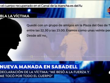 La declaración de la víctima de la 'Manada de Sabadell'.