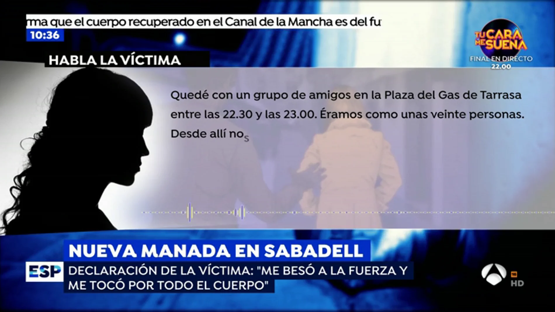 La declaración de la víctima de la 'Manada de Sabadell'.