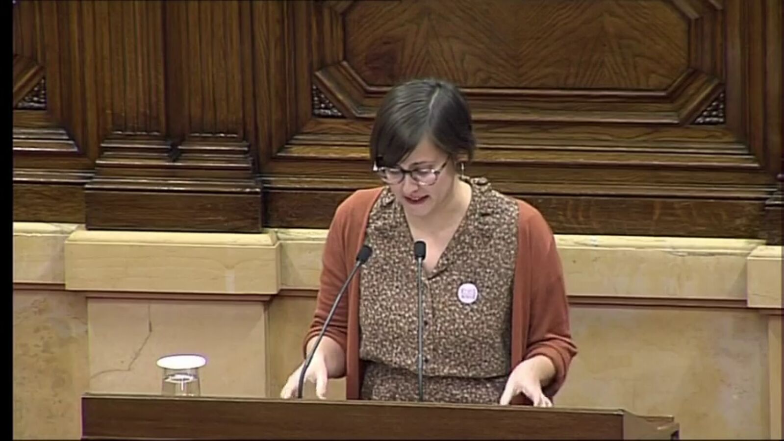 Una diputada de ERC revela entre lágrimas que fue víctima de violencia machista
