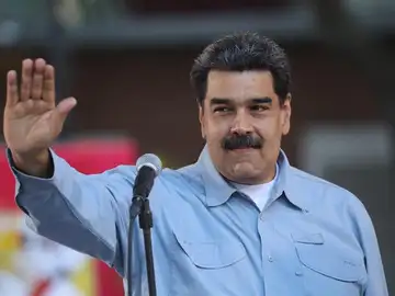 Nicolás Maduro habla durante un acto en la Plaza de Bolívar, Nicolás Maduro habla durante un acto en la Plaza de Bolívar,