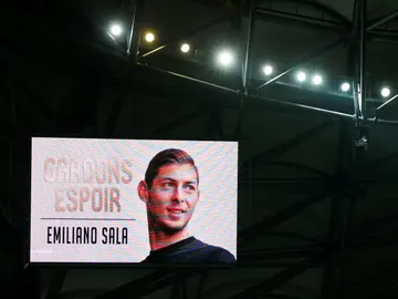 El tributo del Nantes a Emiliano Sala El tributo del Nantes a Emiliano Sala