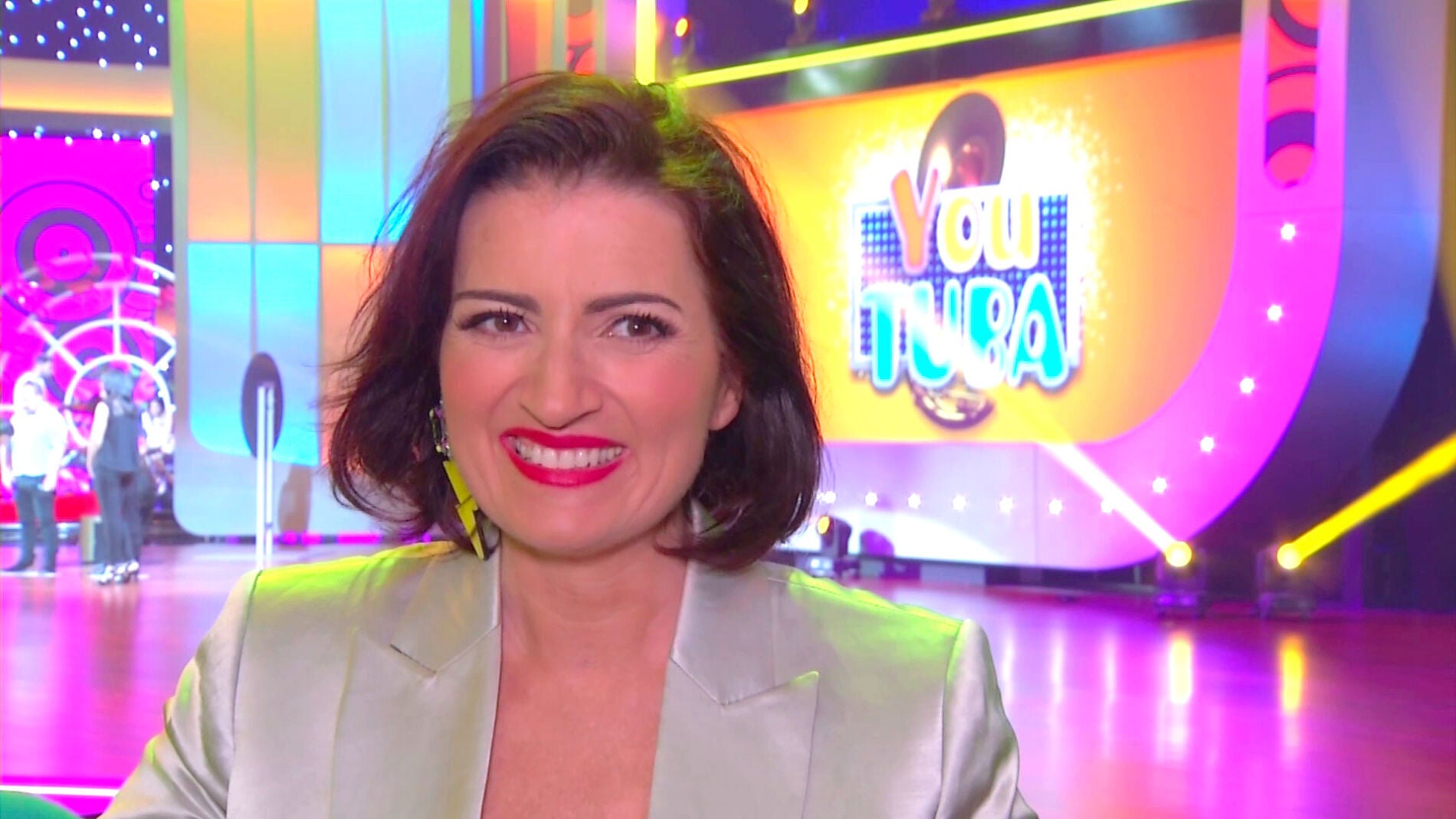 Silvia Abril: "Las pruebas son muy divertidas, se va a mojar mucha gente y habr&aacute; mucho tortazo"