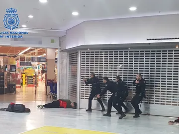 Simulacro de atentado en Las Palmas Simulacro de atentado en Las Palmas