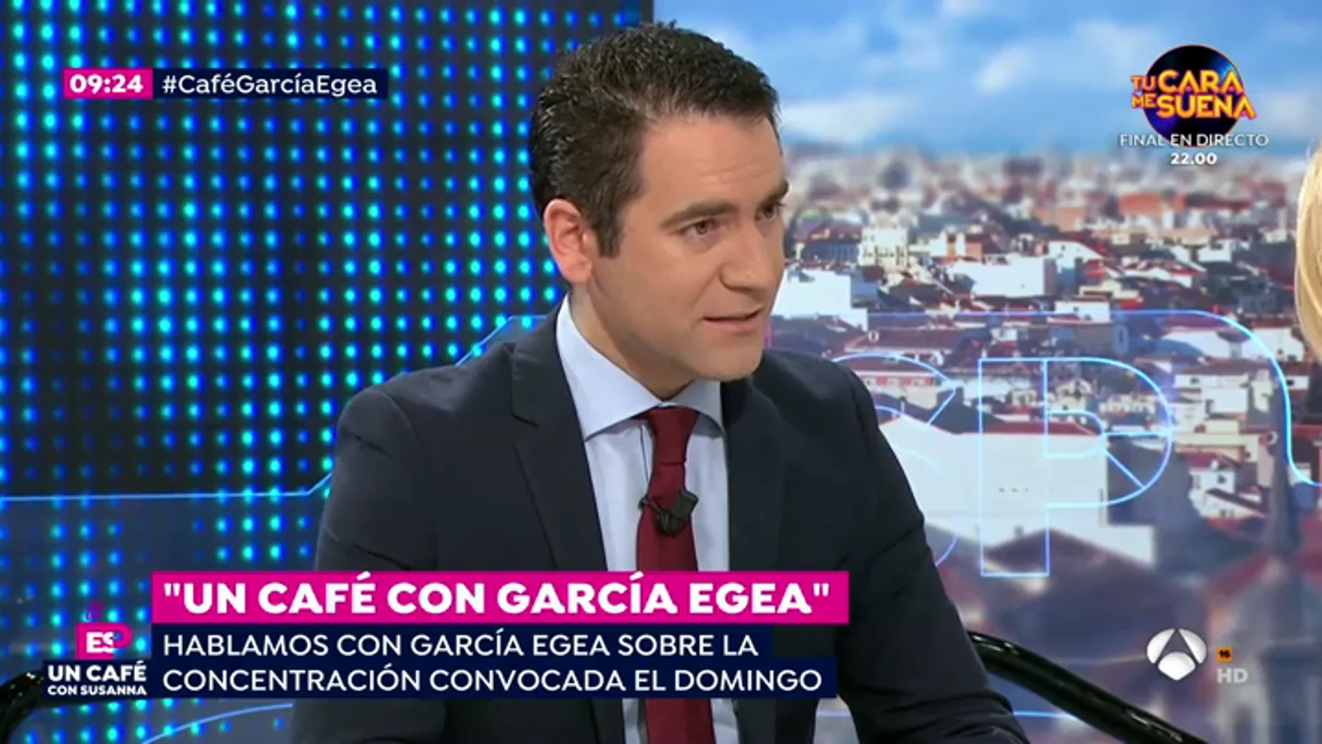 Teodoro García Egea: "Todos somos iguales ante la ley y el único relator posible es la Constitución"