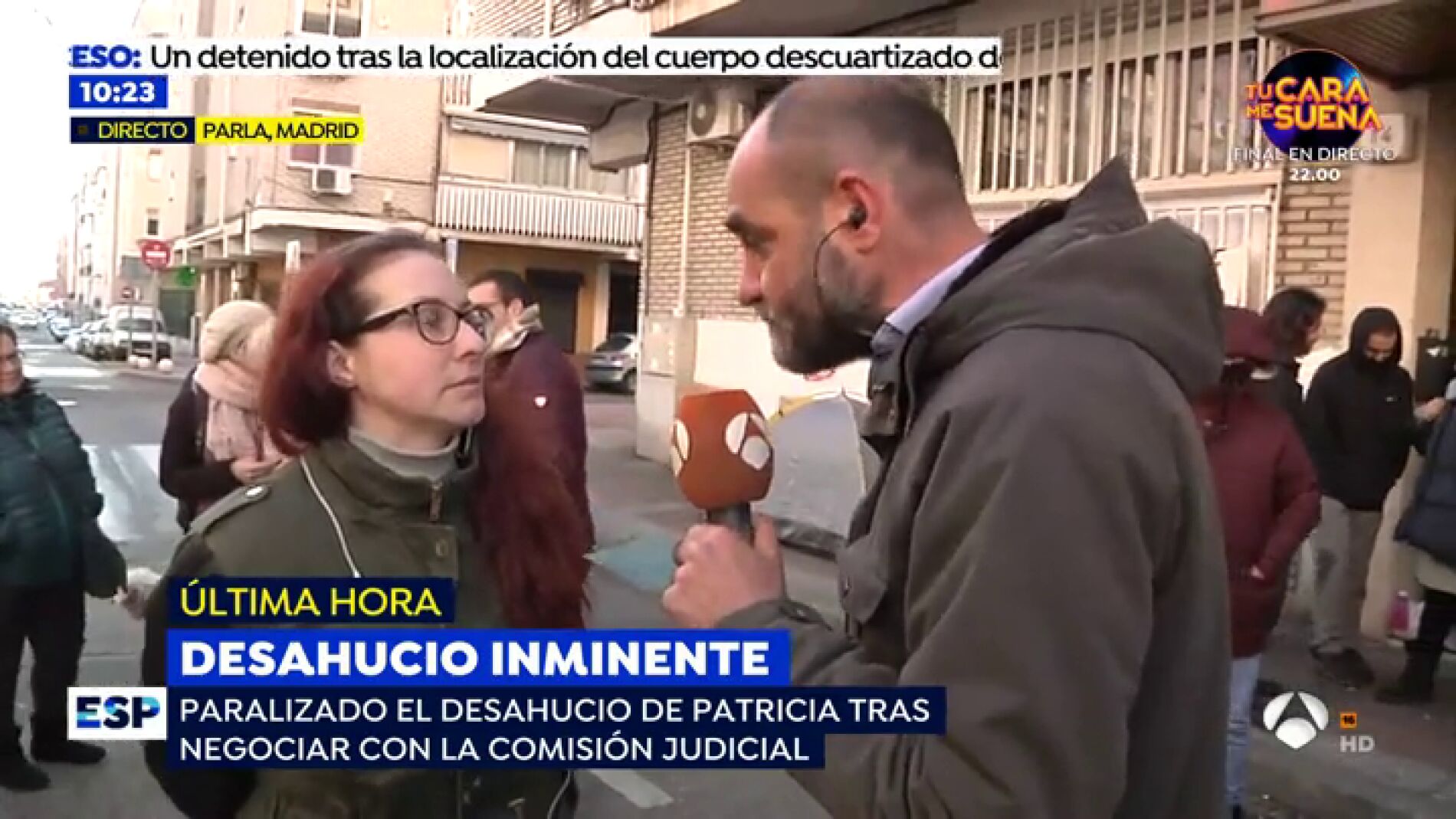 Patricia y su hijo de 11 a&ntilde;os evitan el desahucio 'in extremis' por falta de seguridad