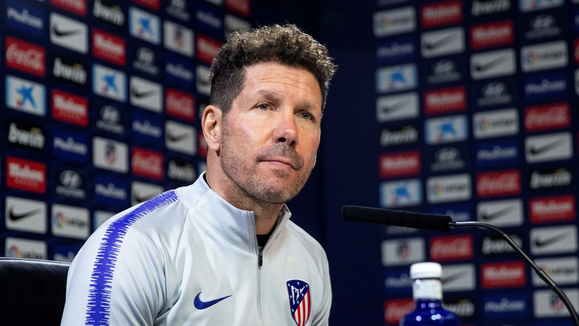 Simeone en rueda de prensa Simeone en rueda de prensa