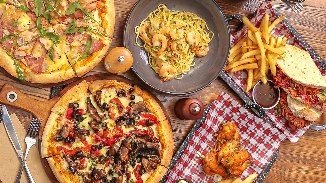 Pasta y pizza