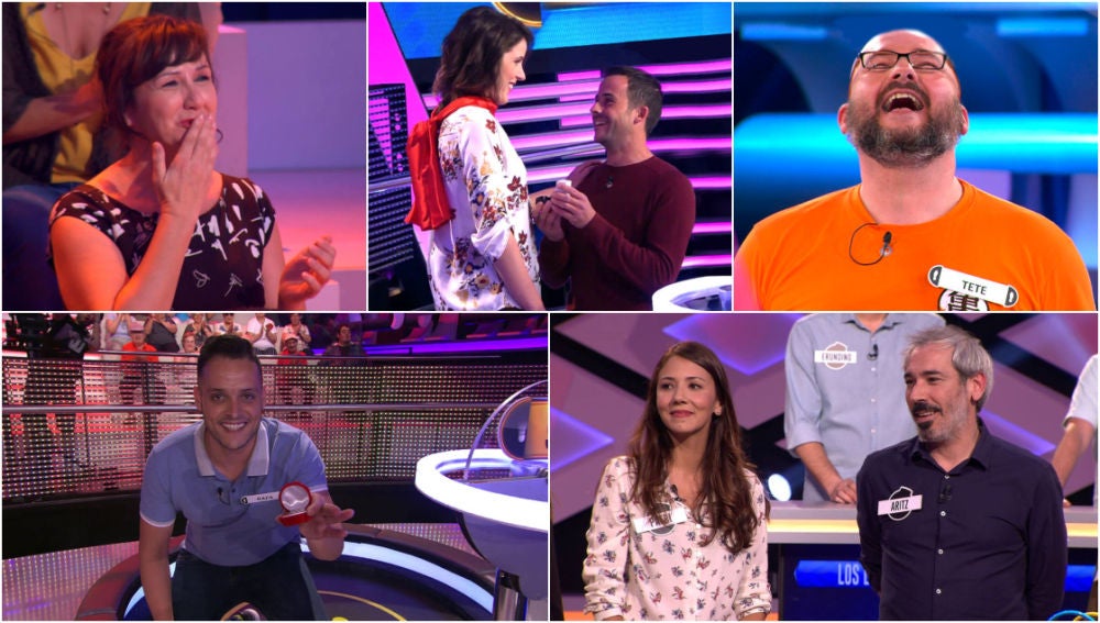 San Valetín en los concursos '¡Ahora Caigo!' y '¡Boom!'