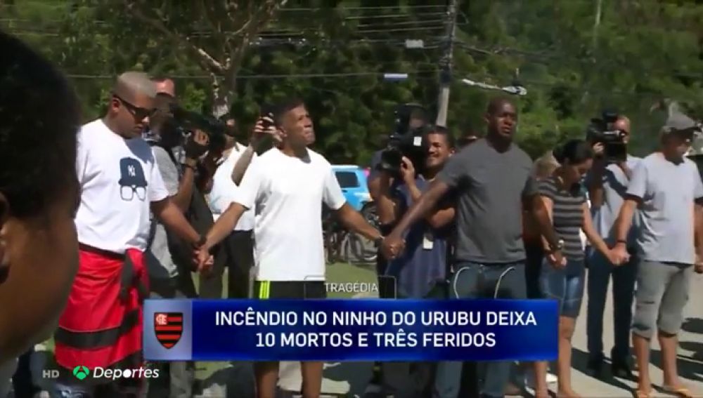 Consternación en los familiares y amigos de los jóvenes del Flamengo: "Son niños, esto nos llena el corazón de tristeza"