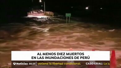 Al menos diez fallecidos por las fuertes lluvias en Perú