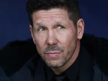 simeone, en el partido contra el Real Madrid simeone, en el partido contra el Real Madrid