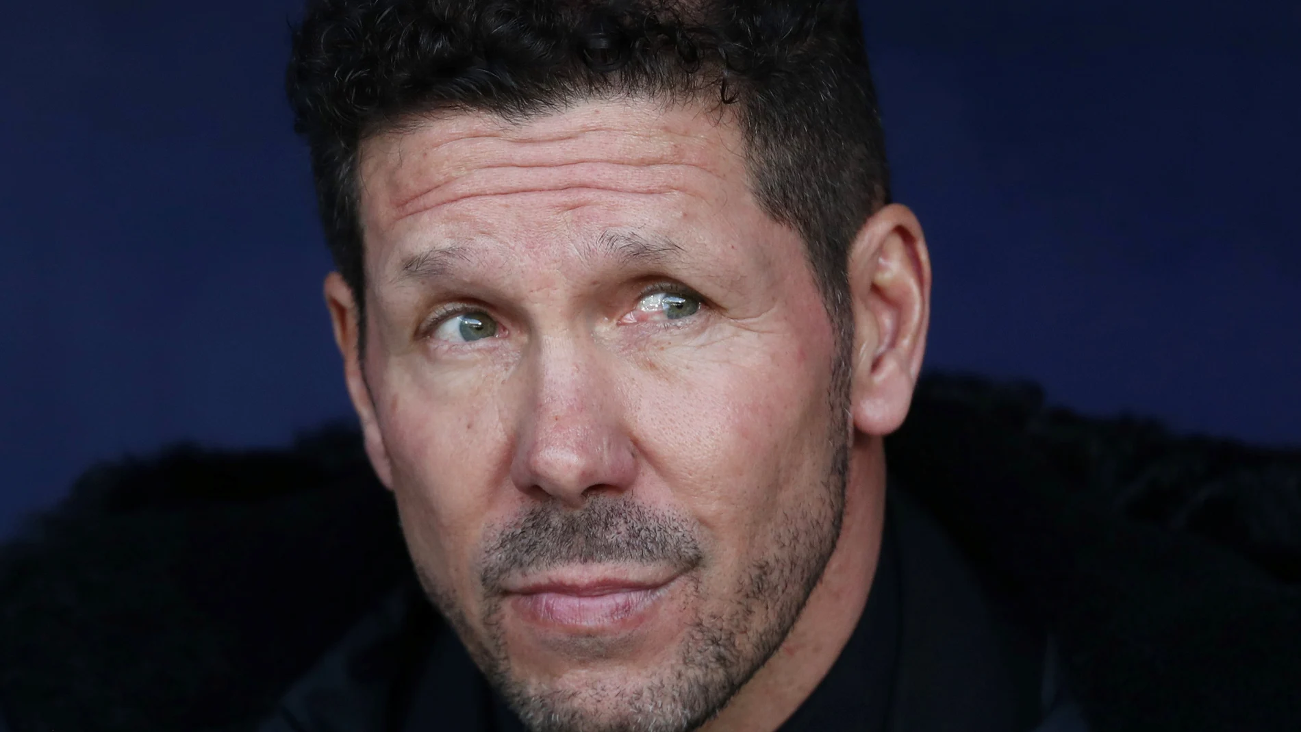 simeone, en el partido contra el Real Madrid simeone, en el partido contra el Real Madrid