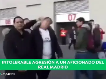Un aficionado del Real Madrid, agredido en los aledaños del Metropolitano Un aficionado del Real Madrid, agredido en los aledaños del Metropolitano