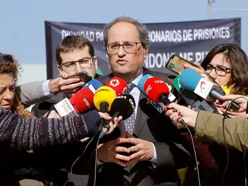 El presidente de la Generalitat, Quim Torra El presidente de la Generalitat, Quim Torra