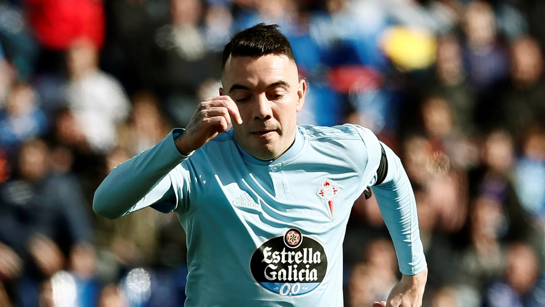 Iago Aspas, en acción contra el Getafe Iago Aspas, en acción contra el Getafe