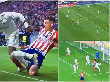 Las imágenes de la polémica para el Atlético Las imágenes de la polémica para el Atlético
