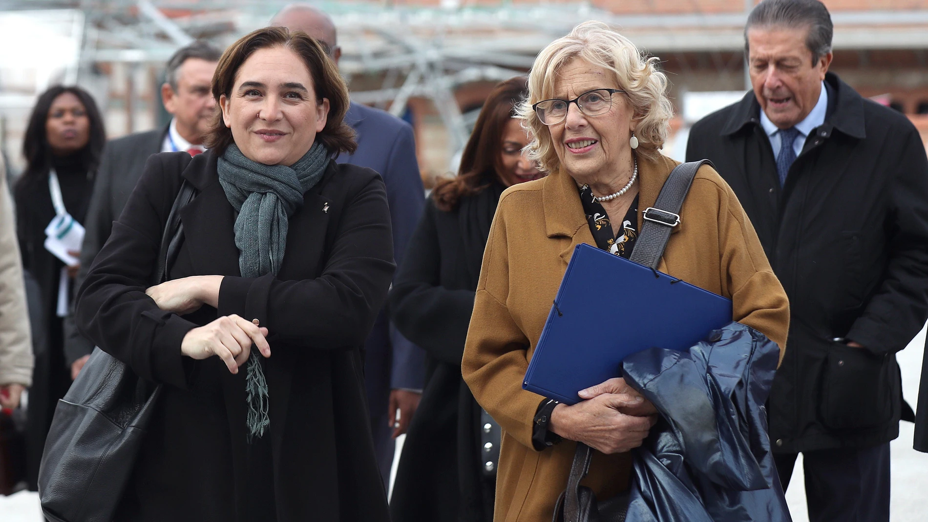 La alcaldesa de Barcelona, Ada Colau y la alcaldesa de Madrid, Manuela Carmena La alcaldesa de Barcelona, Ada Colau y la alcaldesa de Madrid, Manuela Carmena