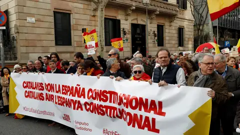 Manifestación en Barcelona por la unidad de España Manifestación en Barcelona por la unidad de España