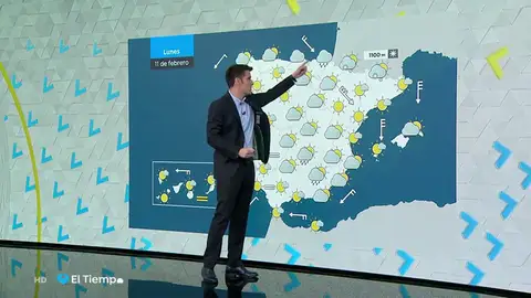 La semana comenzará con lluvia en P.Vasco y Pirineos y viento en el noreste La semana comenzará con lluvia en P.Vasco y Pirineos y viento en el noreste