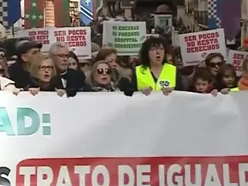 Manifestación por una Sanidad mejor en Teruel Manifestación por una Sanidad mejor en Teruel
