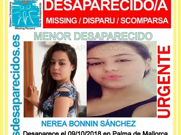 Menor desaparecida en Palma Menor desaparecida en Palma