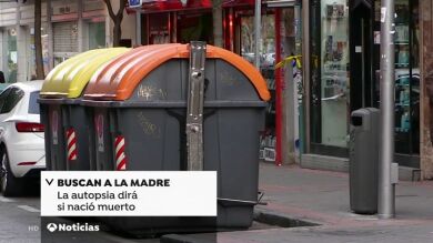 La Policía busca a la madre del bebé hallado muerto en un contenedor de Madrid