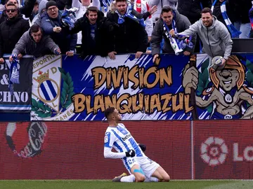 En-Nesyri celebra uno de sus goles contra el Betis En-Nesyri celebra uno de sus goles contra el Betis