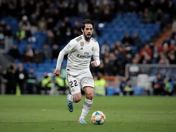 Isco Alarcón, durante un partido con el Real Madrid Isco Alarcón, durante un partido con el Real Madrid