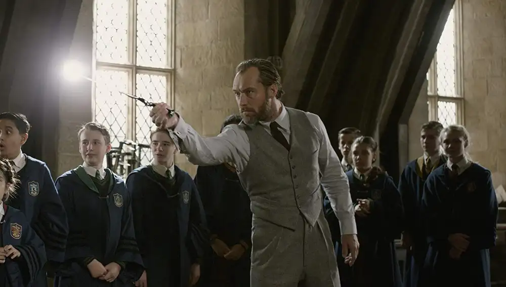 Jude Law como Albus Dumbledore en 'Animales Fantásticos'
