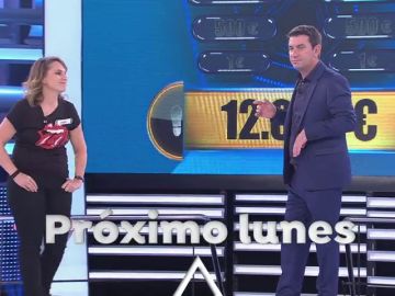 El próximo lunes 18 una concursante peleará por conseguir los 100.000 euros de '¡Ahora Caigo!' El próximo lunes 18 una concursante peleará por conseguir los 100.000 euros de '¡Ahora Caigo!'