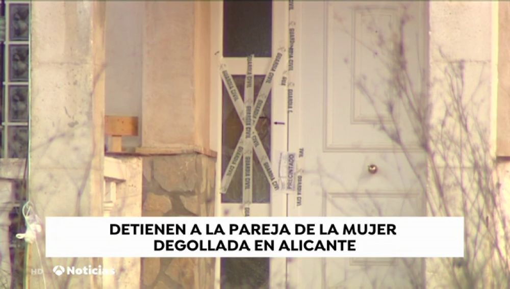 Detenida la pareja de la mujer degollada en Alicante