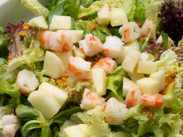 Ensalada de langostinos