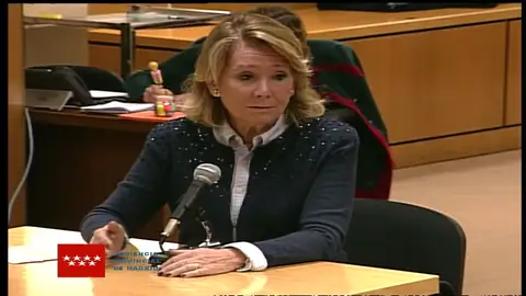 Esperanza Aguirre niega que ordenara espiar a cargos del Partido Popular Esperanza Aguirre niega que ordenara espiar a cargos del Partido Popular