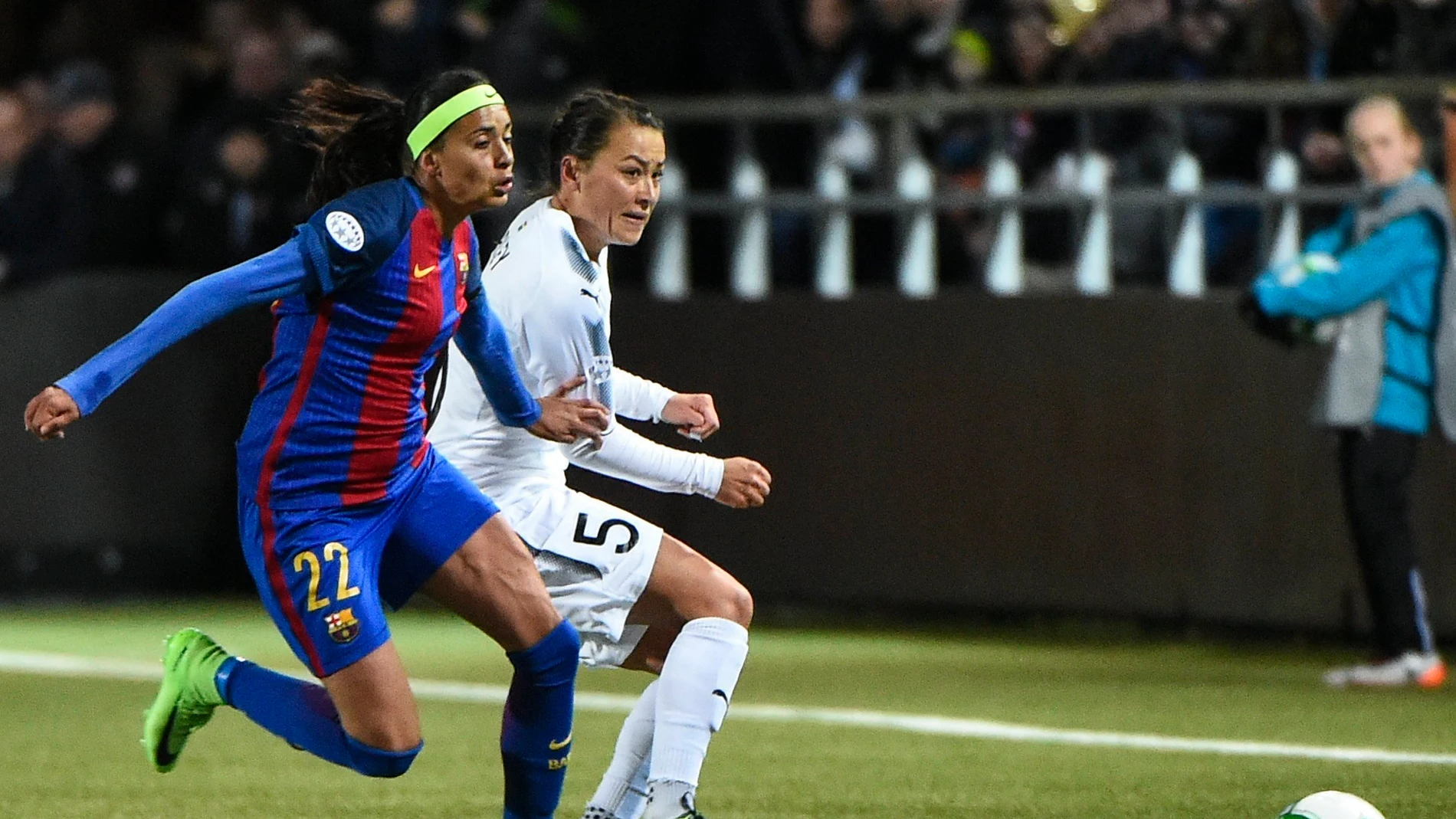 La jugadora del Barcelona Andressa Alves, durante un partido La jugadora del Barcelona Andressa Alves, durante un partido