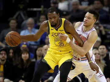 Kevin Durant, en un partido ante los Knicks Kevin Durant, en un partido ante los Knicks