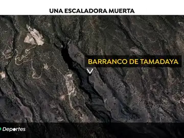 Una mujer muere mientras practicaba escalada en el Barranco de Tamadaya, Tenerife Una mujer muere mientras practicaba escalada en el Barranco de Tamadaya, Tenerife