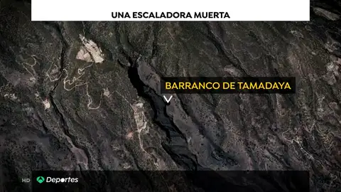 Una mujer muere mientras practicaba escalada en el Barranco de Tamadaya, Tenerife Una mujer muere mientras practicaba escalada en el Barranco de Tamadaya, Tenerife