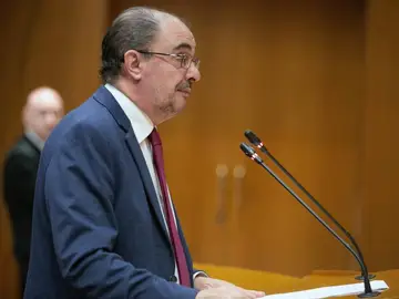 El presidente de Aragón, Javier Lambán El presidente de Aragón, Javier Lambán
