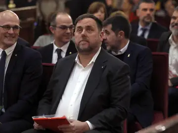 El exvicepresidente de la Generalitat, Orio Junqueras y el exconseller de Asuntos Exteriores de Cataluña, Raül Romeva El exvicepresidente de la Generalitat, Orio Junqueras y el exconseller de Asuntos Exteriores de Cataluña, Raül Romeva
