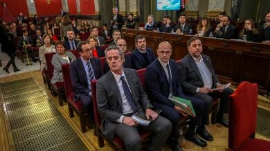 Así se ha vivido la primera jornada del juicio al 'procés', el más importante de la historia de nuestra democracia
