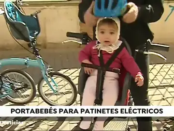 Llega al mercado la primera silla portabebés para patinetes eléctricos Llega al mercado la primera silla portabebés para patinetes eléctricos